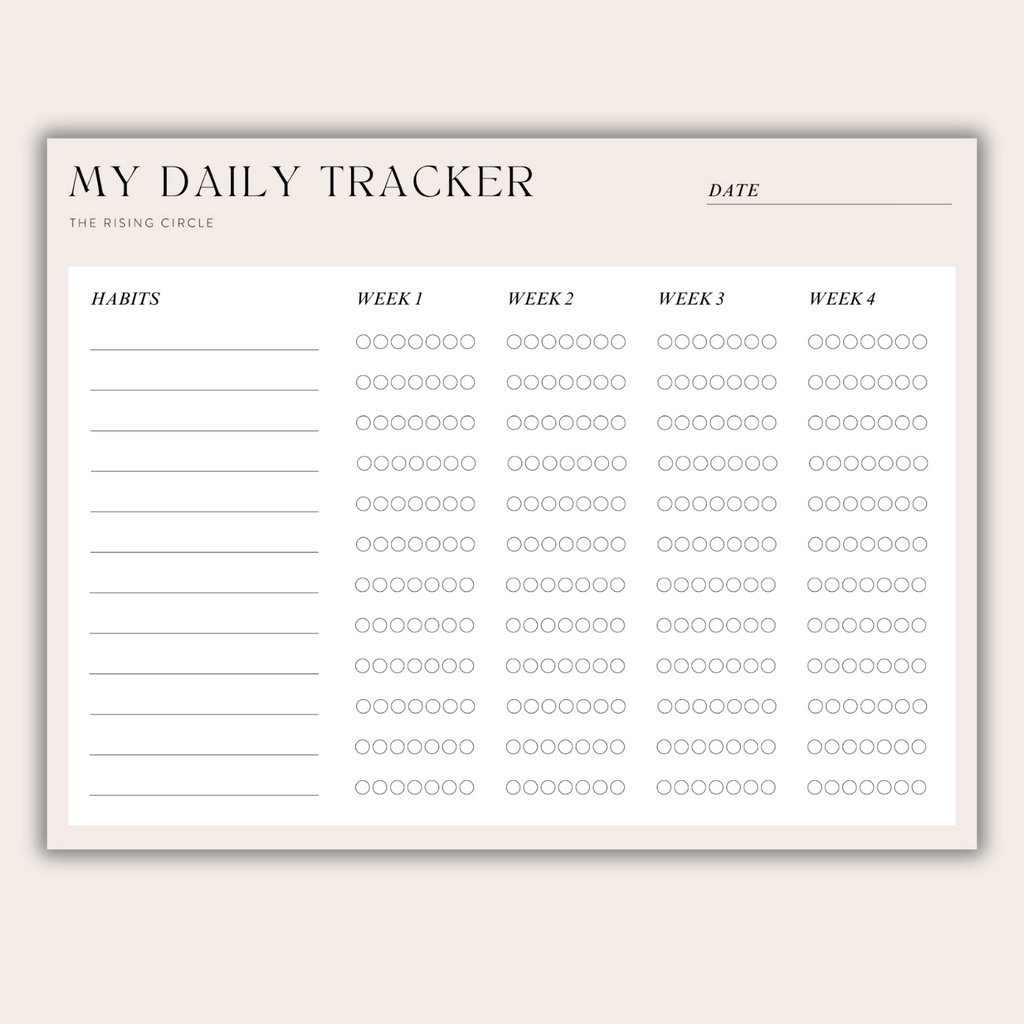 Daily Tracker – The Rising Circle